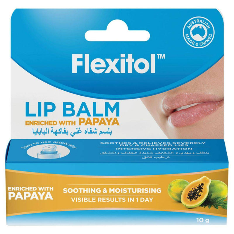 Flexitol Lip Balm Papaya 10g