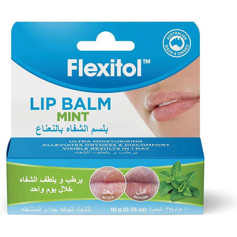 Flexitol Lip Balm Mint 10g