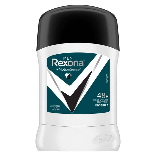 Rexona Men Deodorant Stick Antibacterial + Invisible 40g