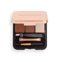 Revolution Makeup Brow Sculpt Kit Medium Brown 0.6g/0.8g