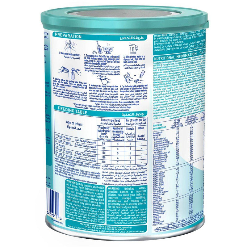 NAN Optipro Infant Formula Stage 1 (0-6 Months) 400g