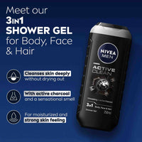 Nivea Men Shower Gel Active Clean Charcoal 250ml