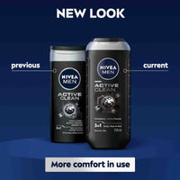 Nivea Men Shower Gel Active Clean Charcoal 250ml