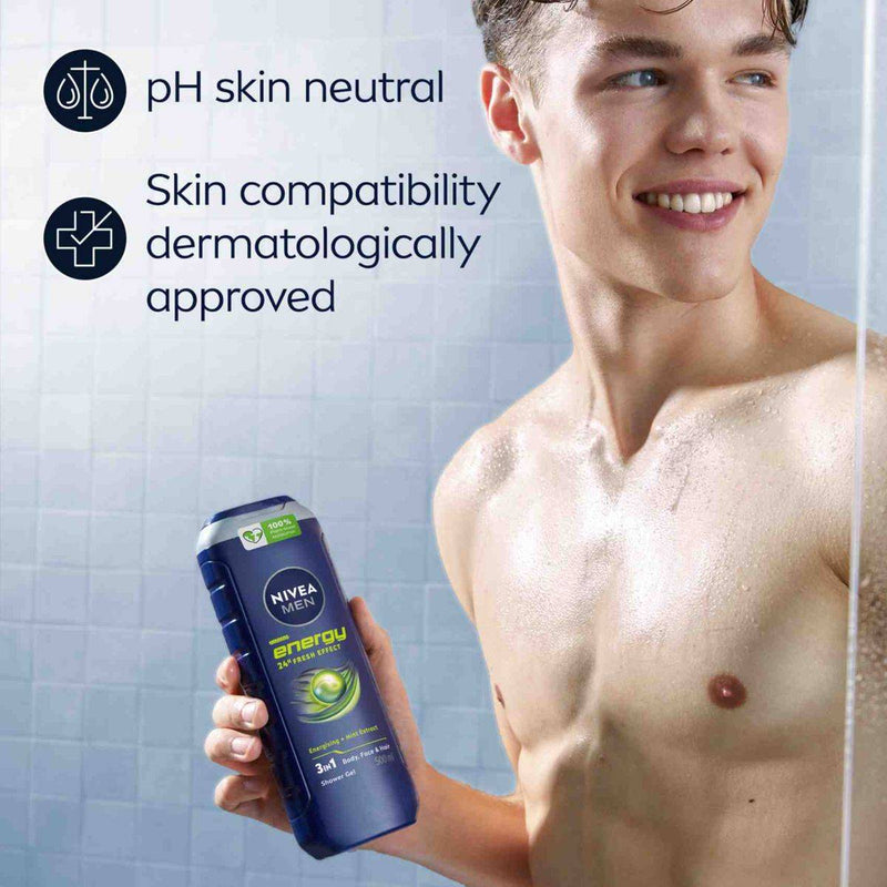 Nivea Men Shower Gel Energy 250ml