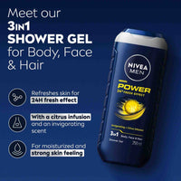 Nivea Men Shower Gel Power Fresh 250ml