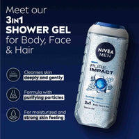 Nivea Men Shower Gel Pure Impact 250ml