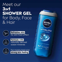 Nivea Men Shower Gel Vitality Fresh 250ml