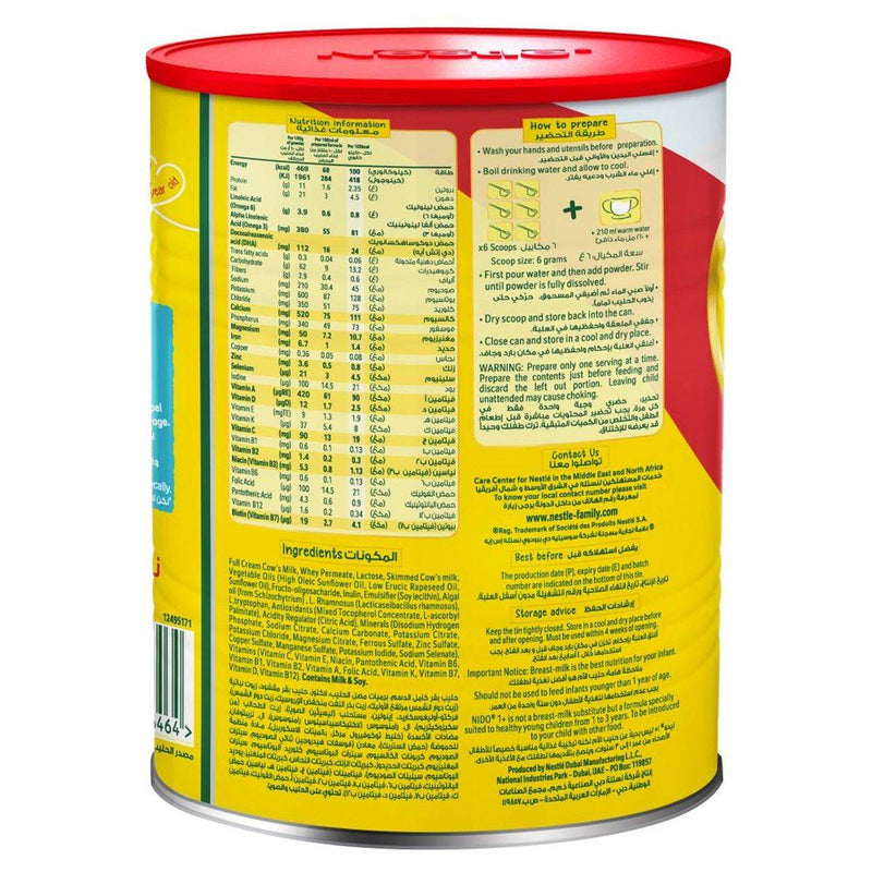 Nido Milk Formula 1+ (1-3 Years) 900g