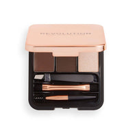 Revolution Makeup Brow Sculpt Kit Dark Brown 0.6g/0.8g