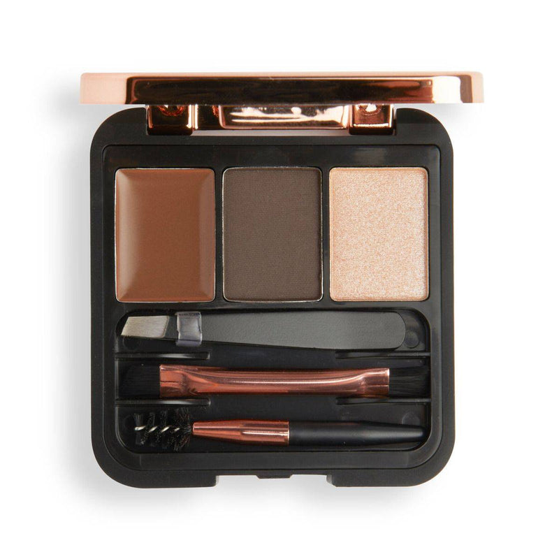Revolution Makeup Brow Sculpt Kit Dark Brown 0.6g/0.8g