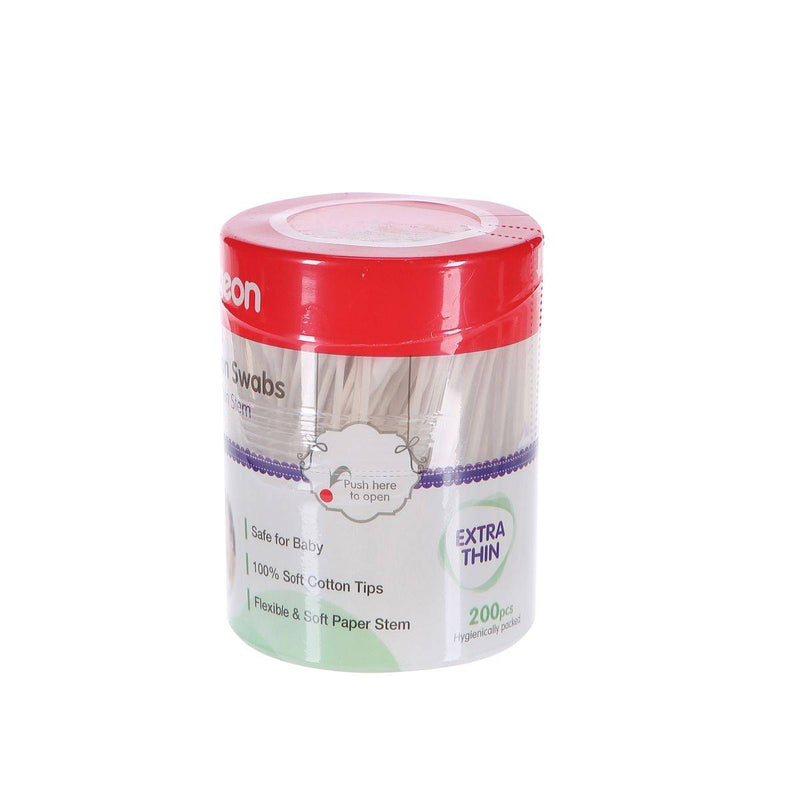 Pigeon Cotton Swabs Extra Thin Stem 200 Pieces