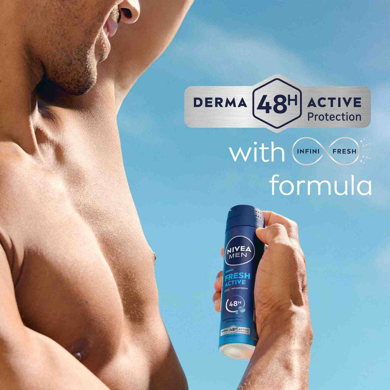 Nivea Men Deodorant Spray Fresh Active 150ml