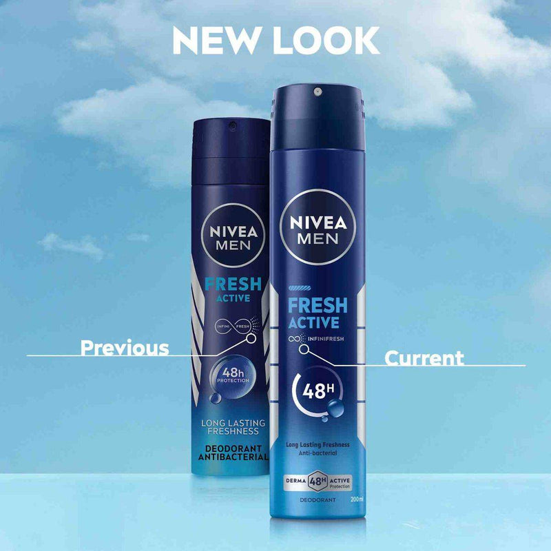 Nivea Men Deodorant Spray Fresh Active 200ml
