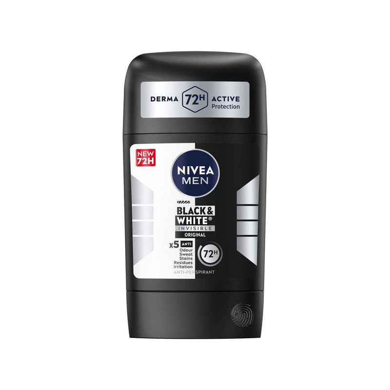 Nivea Men Deodorant Stick Black & White Original 50ml