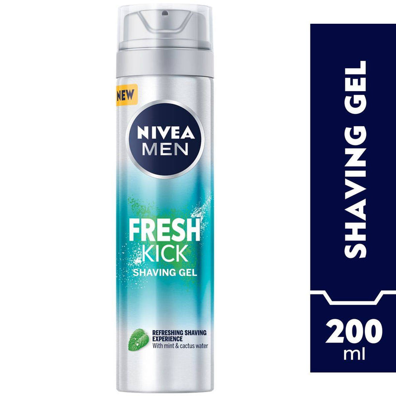 Nivea Men Fresh Kick Shaving Gel 200ml