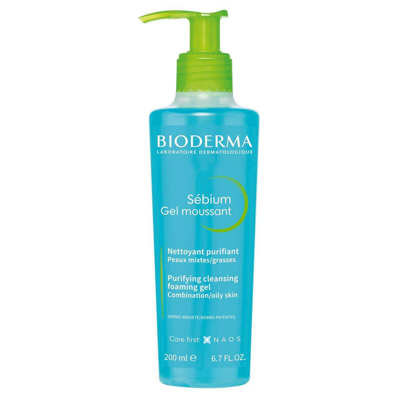 Bioderma Sebium Purifying Foaming Cleanser Pump 200ml