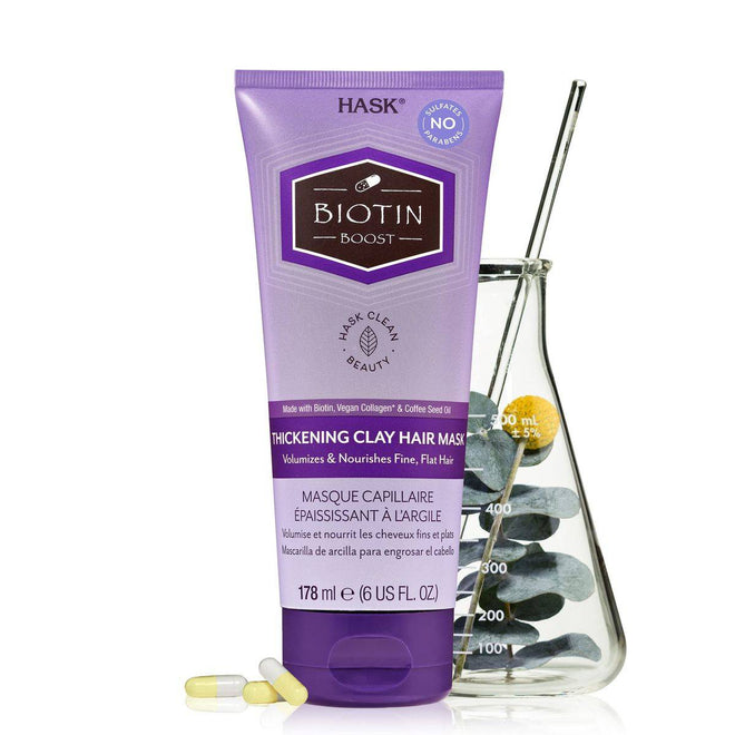 Hask Biotin Boost Thickening Clay Hair Mask 178ml