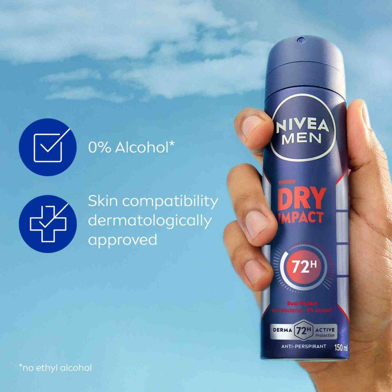 Nivea Men Deodorant Spray Dry Impact 150ml