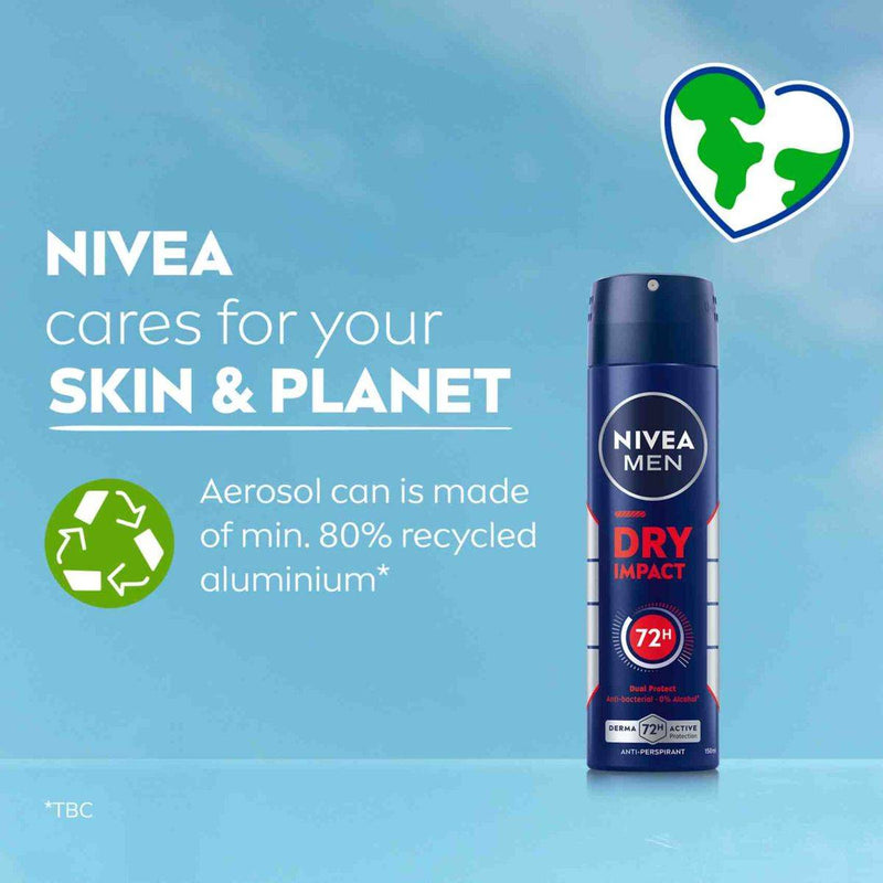Nivea Men Deodorant Spray Dry Impact 150ml