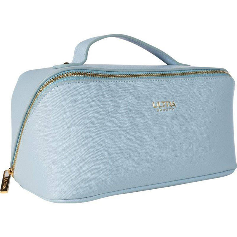 My Beauty Cosmetic Bag 23A Blue Corner Opening Large