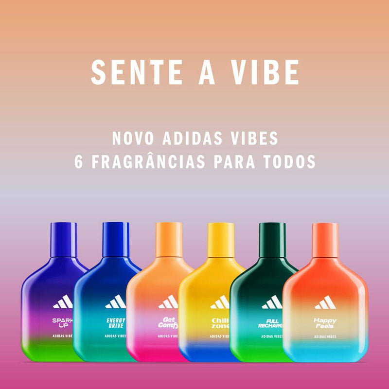 Adidas Vibes Get Comfy EDP 100ml +  Shower Gel 100ml