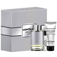Mont Blanc Explorer Platinum (M) Set EDP 100ml + EDP 7.5ml + All Over Showergel 100ml