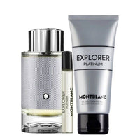Mont Blanc Explorer Platinum (M) Set EDP 100ml + EDP 7.5ml + All Over Showergel 100ml