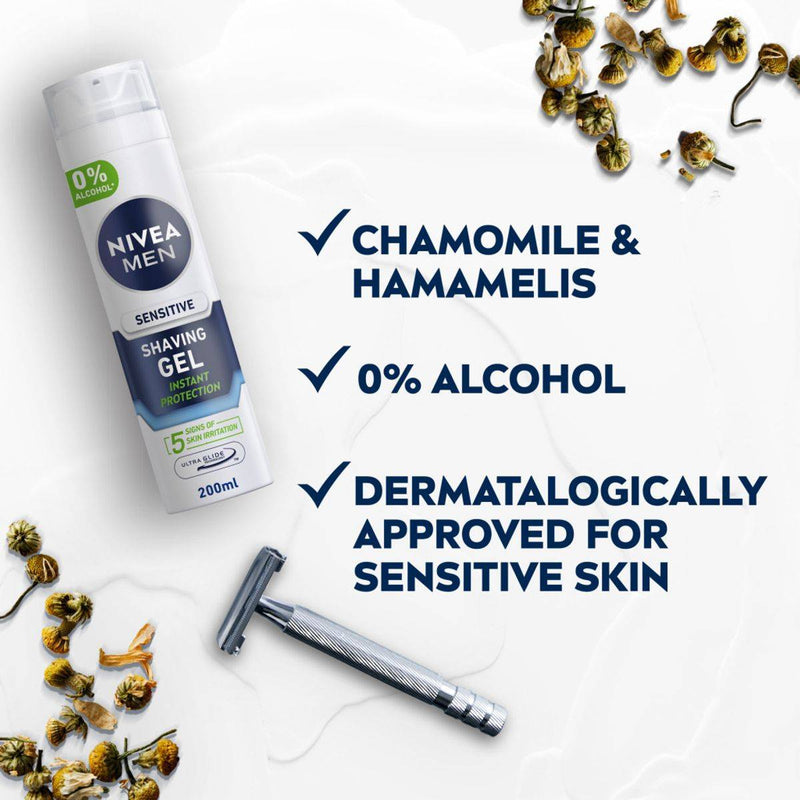 Nivea Men Sensitive Shaving Gel 200ml