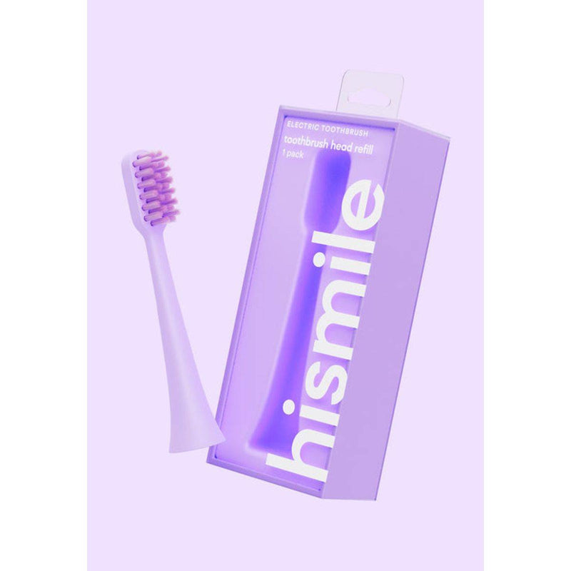 Hismile Electric Toothbrush Head Refills Purple 1 Pack