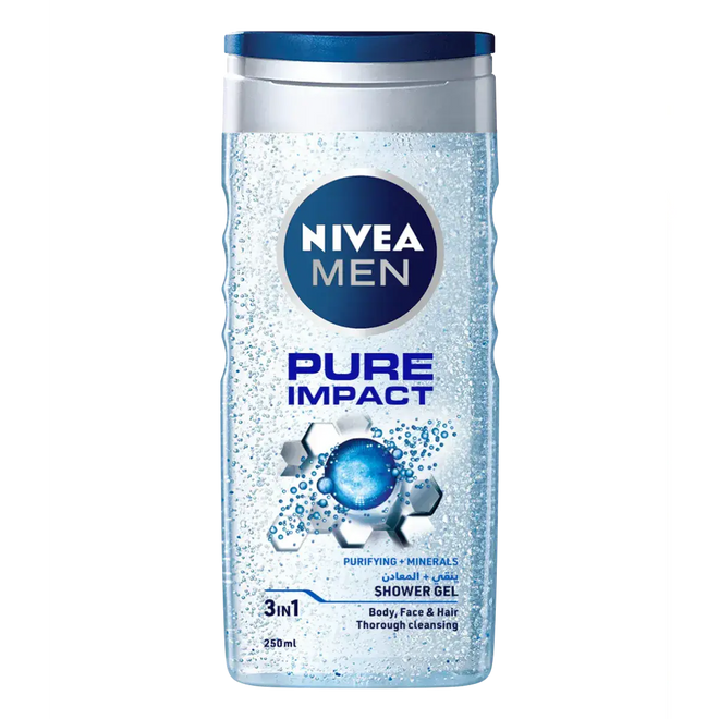 Nivea Men Shower Gel Pure Impact 250ml