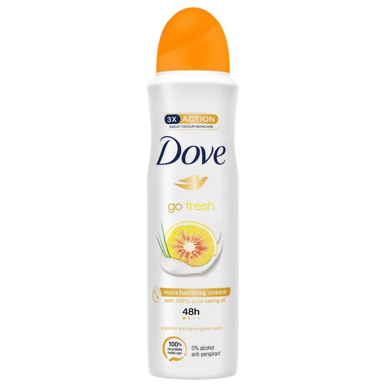 Dove Antiperspirant Deodorant Spray Go Fresh 0% 150ml