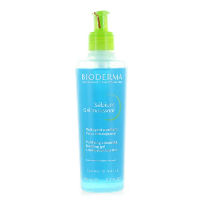 Bioderma Sebium Purifying Foaming Cleanser Pump 200ml