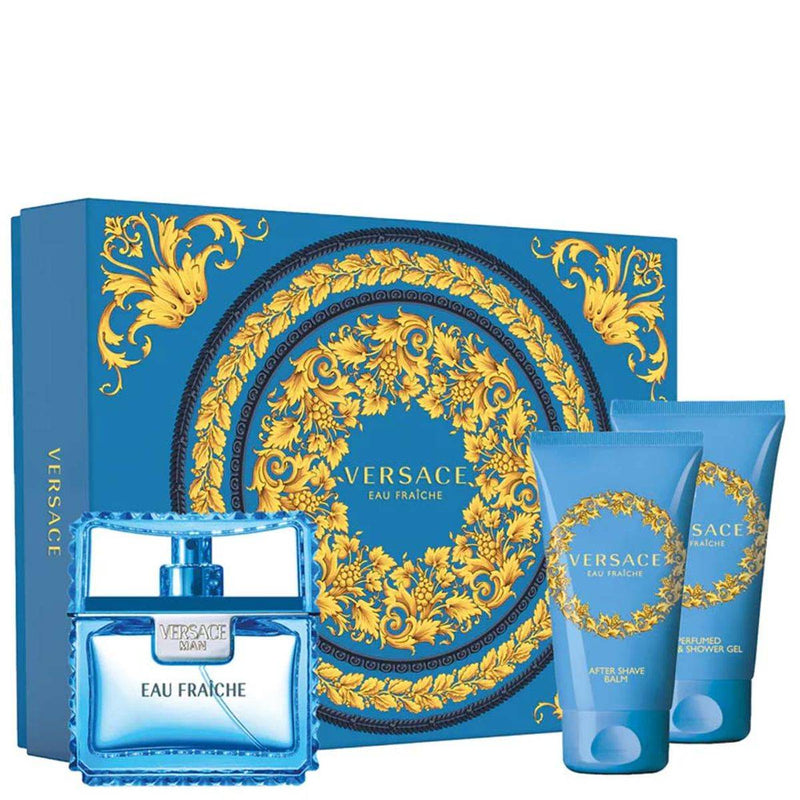 Versace Man Eau Fraiche (M) Set EDT 50ml + Aftershave 50ml + Showergel 50ml C