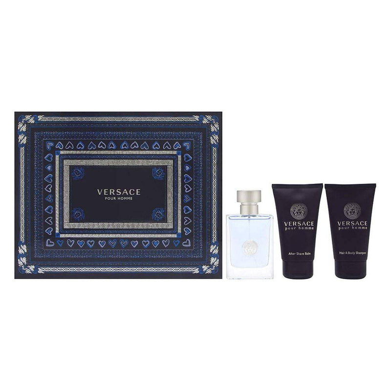 Versace Pour Homme (M) Set EDT 50ml + Aftershave 50ml + Shampoo 50ml A