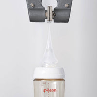 Pigeon Glass Feeding Bottle White Cap 240ml