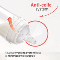 Pigeon Glass Feeding Bottle White Cap 240ml