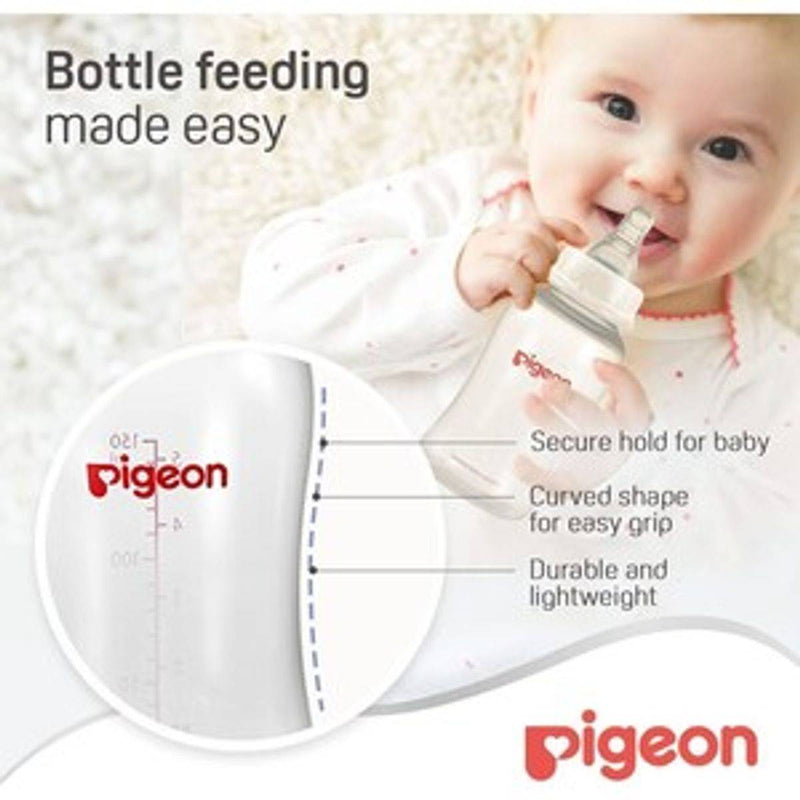 Pigeon Flexible Stream Line Plastic Bottle 0 Months+ 150ml