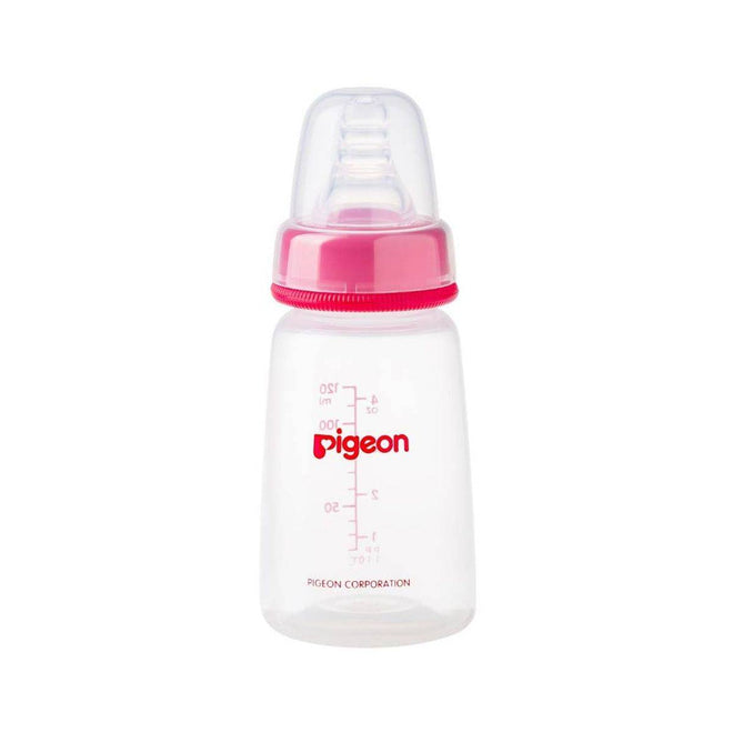 Pigeon Plastic Feeding Bottle Transparent Cap 120ml