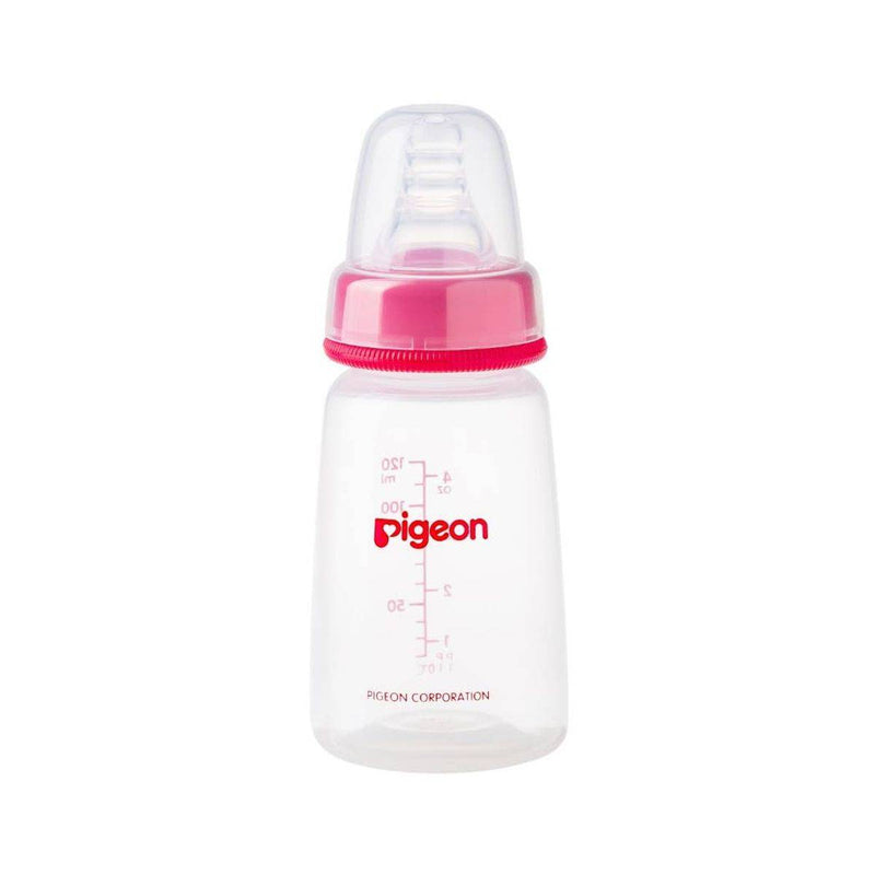 Pigeon Plastic Feeding Bottle Transparent Cap 120ml