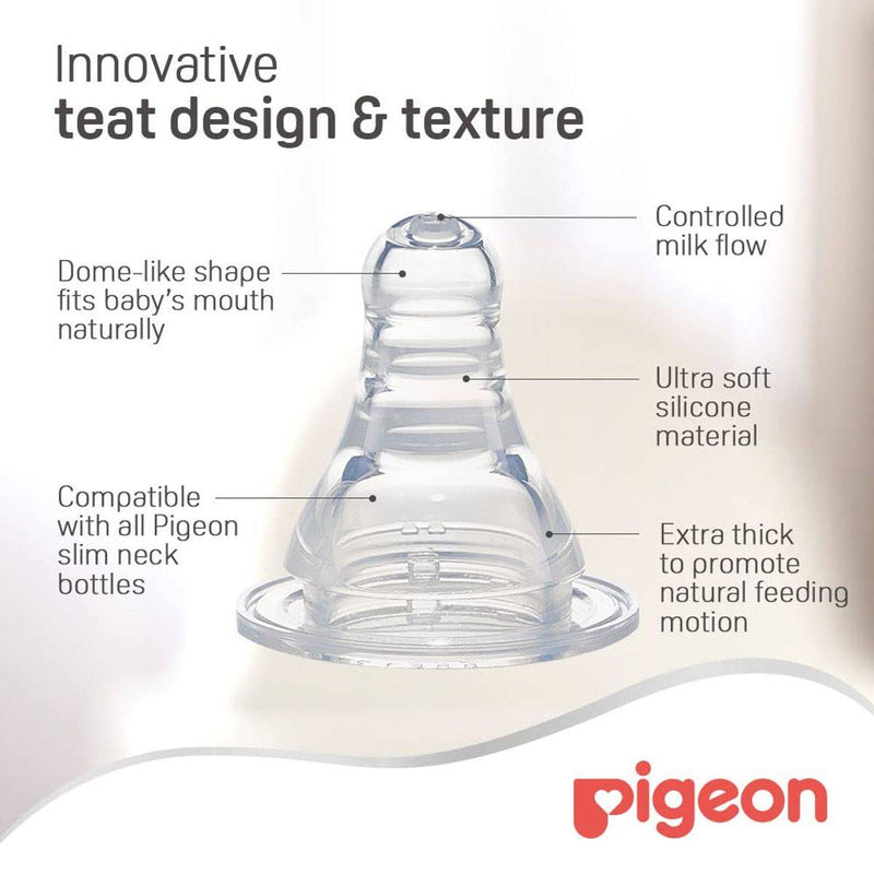 Pigeon Plastic Feeding Bottle Transparent Cap 240ml