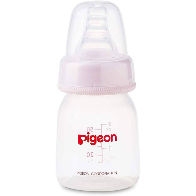 Pigeon Plastic Feeding Bottle Transparent Cap 50ml