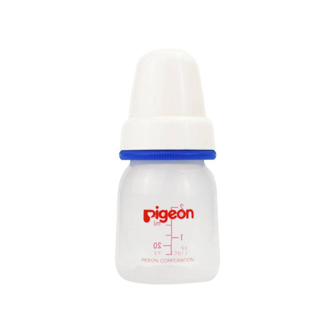 Pigeon Plastic Feeding Bottle White Cap 50ml