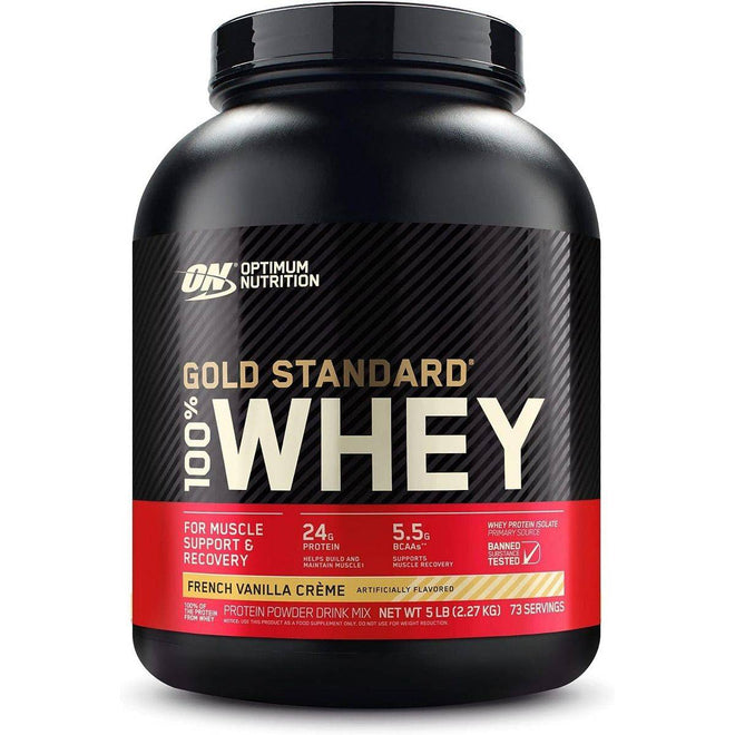 Optimum Nutrition Gold Standard 100% Whey Protein French Vanilla Creme 2.27kg