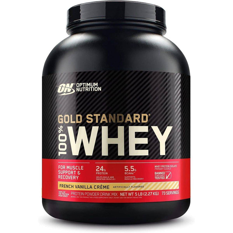 Optimum Nutrition Gold Standard 100% Whey Protein French Vanilla Creme 2.27kg