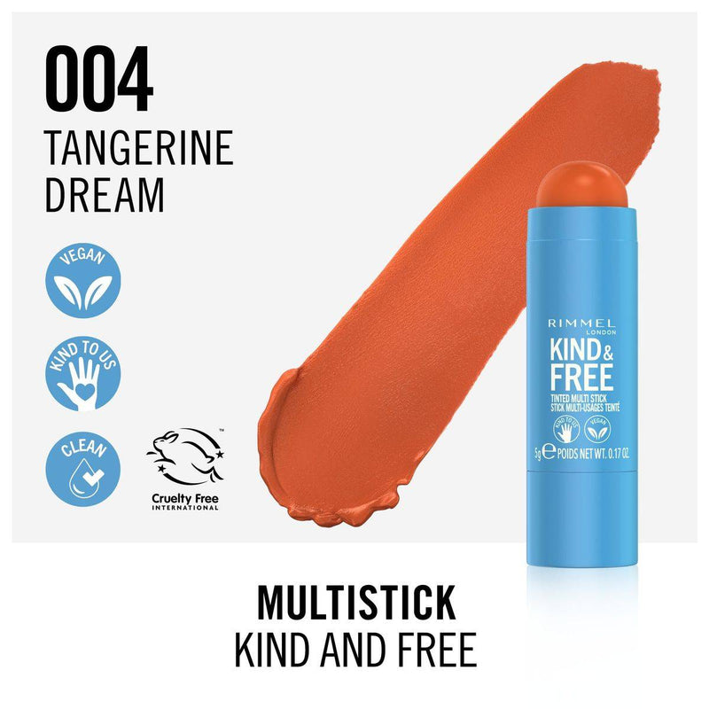 Rimmel Kind & Free Multi Stick 004 Tangerine Dream 5g