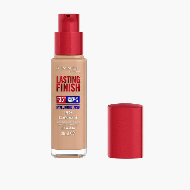 Rimmel Lasting Finish Full Coverage Lightweight Foundation 100 Ivory 30ml