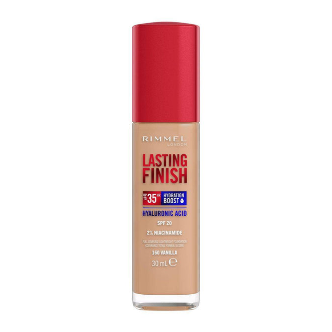 Rimmel Lasting Finish Full Coverage Lightweight Foundation 160 Vanilla 30ml