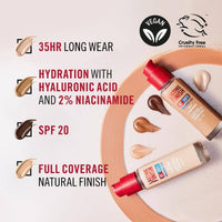 Rimmel Lasting Finish Full Coverage Lightweight Foundation 200 Soft Beige 30ml
