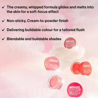Revolution Makeup Mousse Blusher Squeeze Me Soft Pink 6g