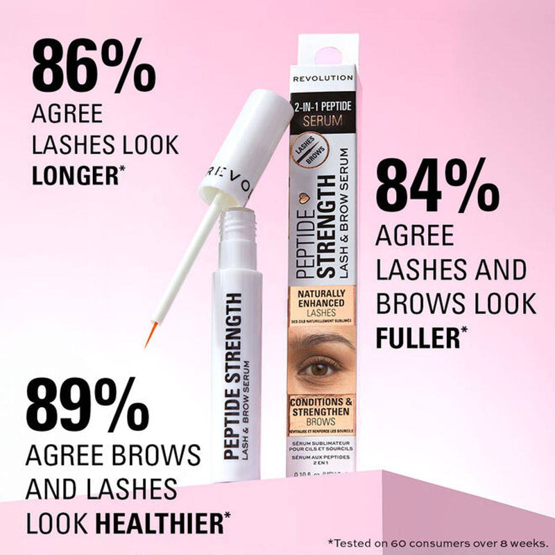 Revolution Makeup Peptide Strength Lash & Brow Serum 3ml
